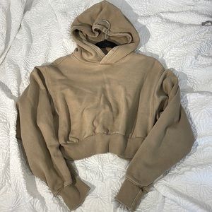 TNA COZY FLEECE PERFECT SHRUNKEN HOODIE (size XS)